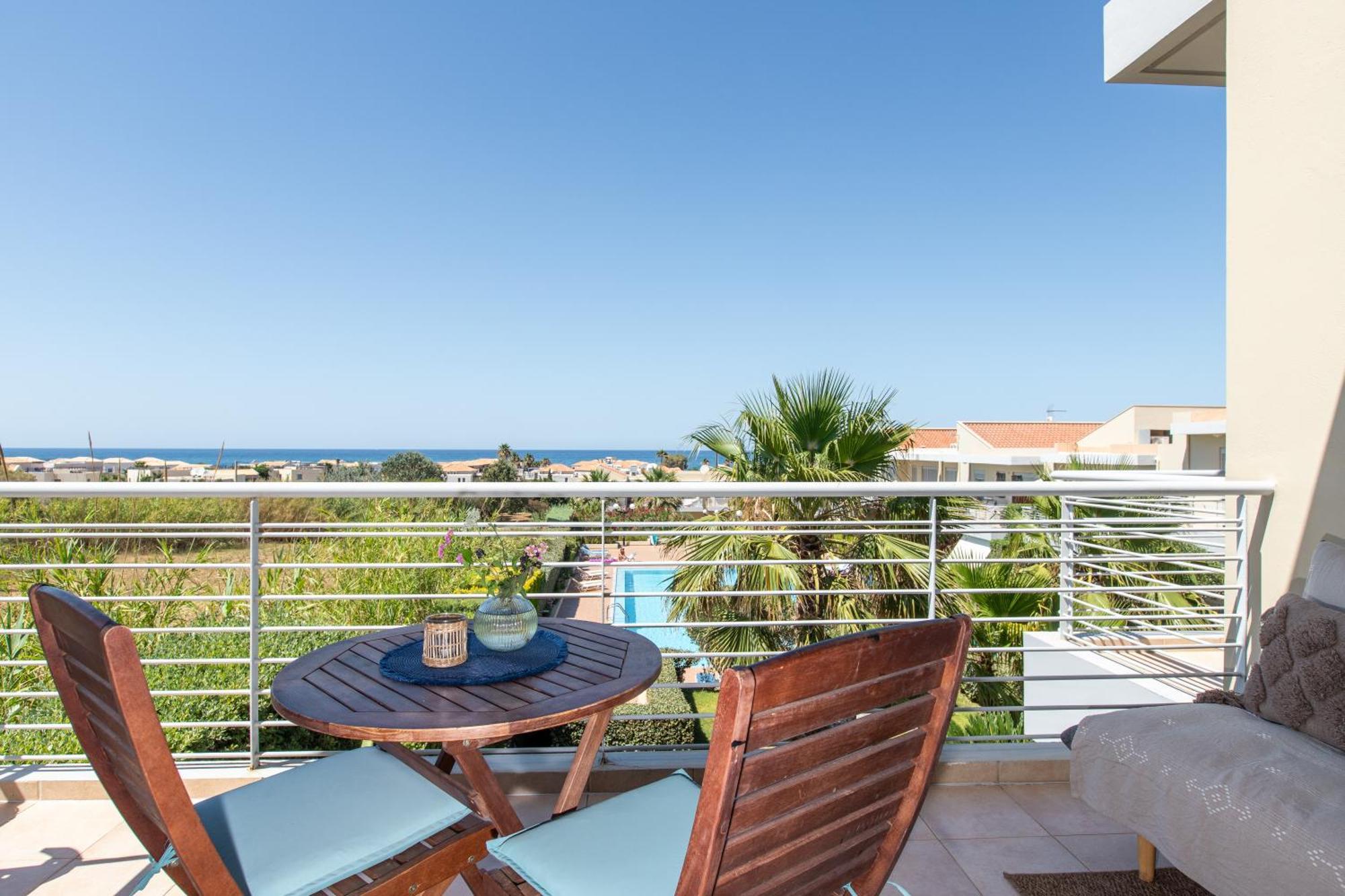 Appartement Maleme Yoga Blue à La Canée Extérieur photo